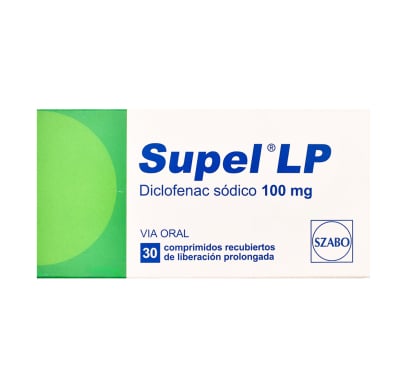 Supel 100 mg 30 Comprimidos Recubiertos LP