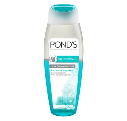 Loción Desmaquillante Pond's Dual Bio-Hydratante 200 ml