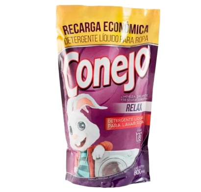 Jabón Líquido para Ropa Conejo Relax 800 ml