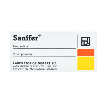 Sanifer 6 mg 3 Comprimidos
