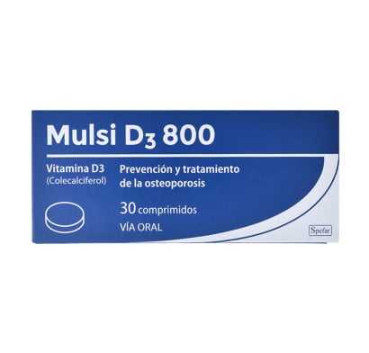 Mulsi D3 800 mg 30 Comprimidos