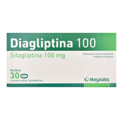 DIAGLIPTINA 100 MG 30 COMPRIMIDOS
