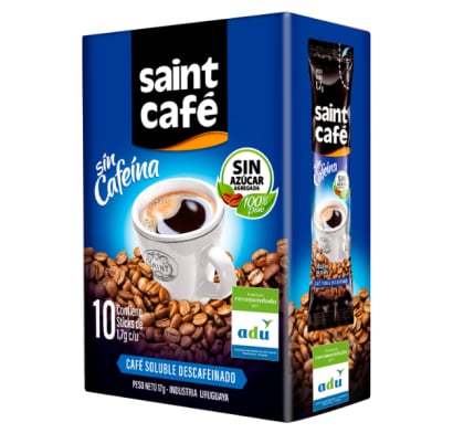 Café Descafeinado Saint Stick 10 Unidades 1.7 g