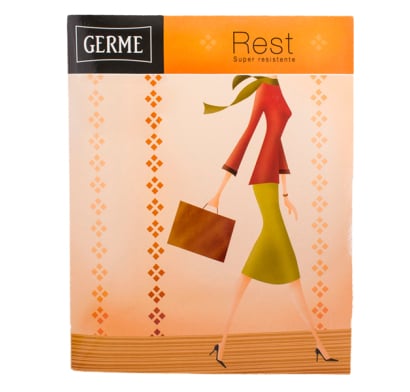 Medias Can Can Germe Collant de Lycra Super Resistente Blondine Talle 3