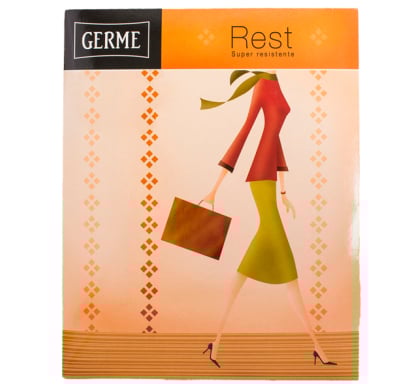 Medias Can Can Germe Collant de Lycra Super Resistente Blondine Talle 2