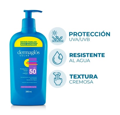 Protector Solar Dermaglós FPS50 380 ml