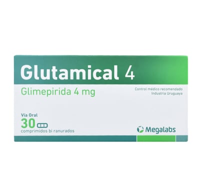 GLUTAMICAL 4 MG 30 COMPRIMIDOS