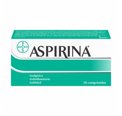 Aspirina 500 mg 20 Comprimidos