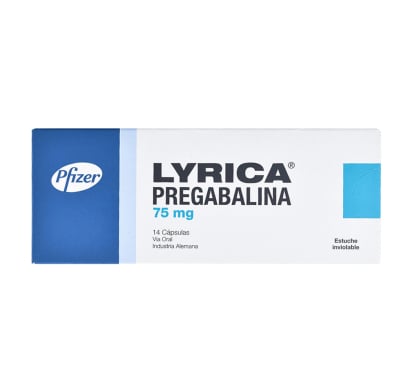 Lyrica 75 mg 14 Cápsulas
