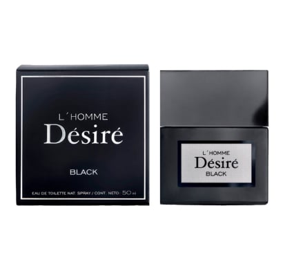 PERFUME DESIRE BLACK FOR MEN EDT 50 ML.