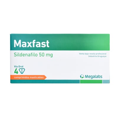 Maxfast 50 mg 4 Comprimidos Masticables