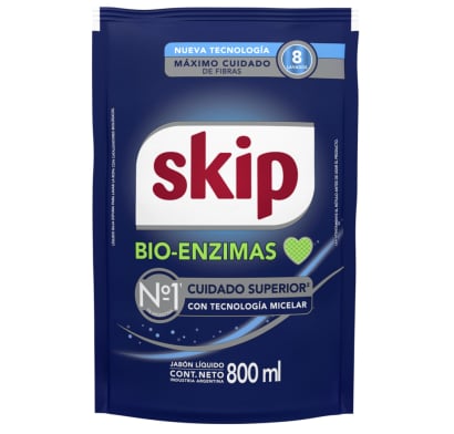 SKIP LIQ ROPA REGULAR DP 800ML