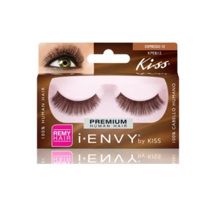 Pestañas Postizas Kiss Human Hair Marrón