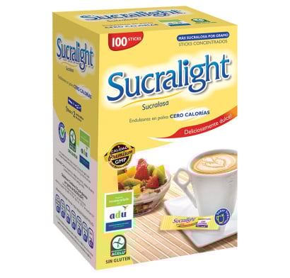 Edulcorante Sucralight 100 Sobres