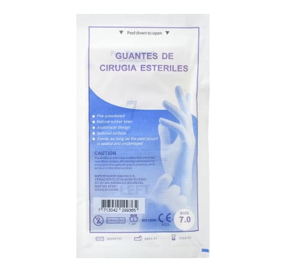 Guantes Cirugía Estéril N°7 1 Par