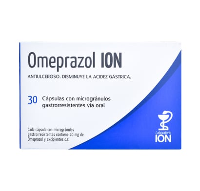 OMEPRAZOL ION 20 MG 30 CÁPSULAS