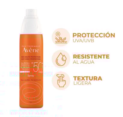 Protector Solar Avène Naranja FPS50+ 200 ml