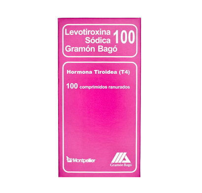 Levotiroxina 100 mcg 100 Comprimidos Ranurados