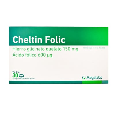 Cheltin Folic 30 Comprimidos