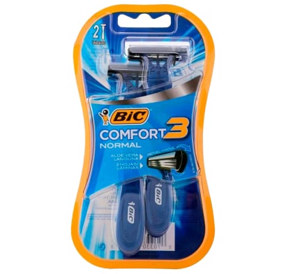 Afeitadora BIC Confort 3 Normal 2 Unidades