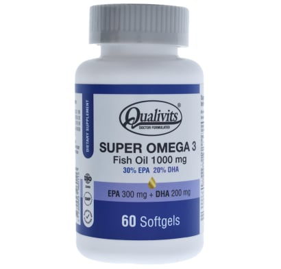 Super Omega-3 Qualivits Fish Oil 60 Cápsulas Blandas