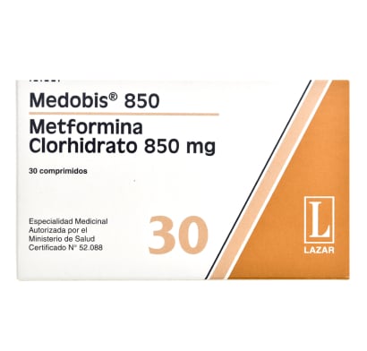 MEDOBIS 850 MG 30 COMPRIMIDOS