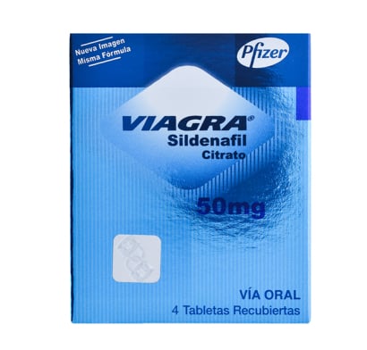 Viagra 50 mg 4 Tabletas Recubiertas