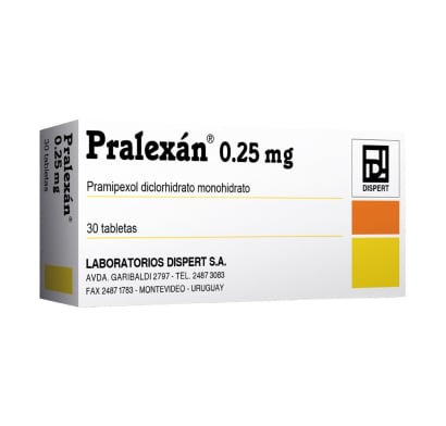 Pralexan 0.25 mg 30 Tabletas