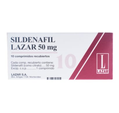 SILDENAFIL LAZAR MASTICABLE 10 COMP