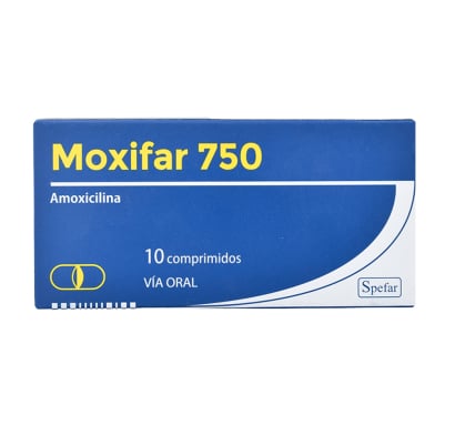 Moxifar 750 mg 10 Comprimidos