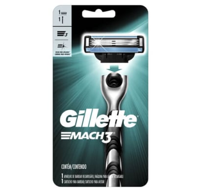 AFEITADORA GILLETTE MACH3 RAZOR CON 1 REP.M3