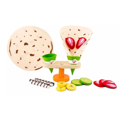 Set de Comida Creps Hape de Madera