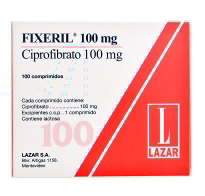 Fixeril 100 mg 100 Comprimidos