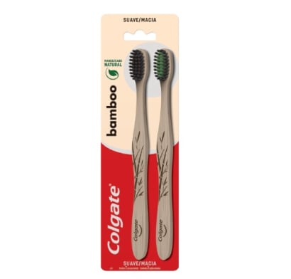 Cepillo de Dientes de Bamboo Colgate 2 Unidades