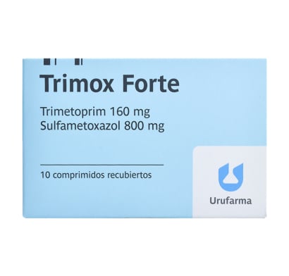 Trimox Forte 160 mg/800 mg 10 Comprimidos Recubiertos