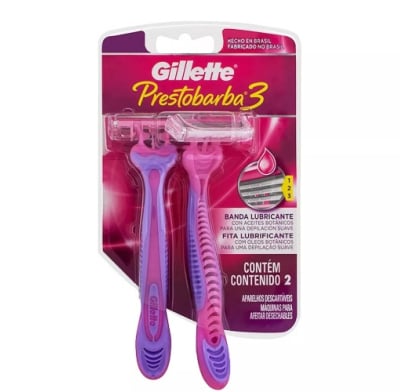 Afeitadora Gillette Prestobarba3 Mujer 2 Unidades