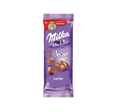 Tableta de Chocolate Milka Leger Leche 100 g