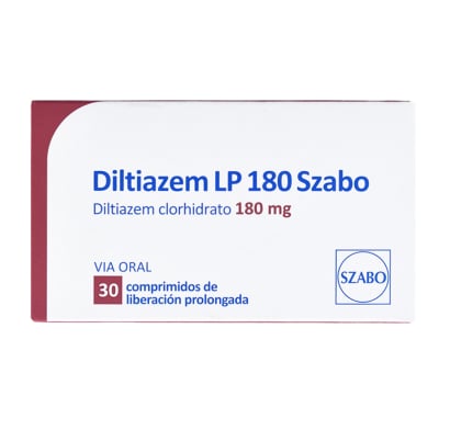 Diltiazem LP 180 mg 30 Comprimidos