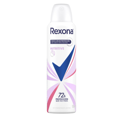 Antitranspirante en Aerosol Rexona Woman Nutritive 150 ml