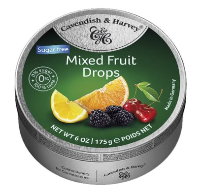 CAVENDISH MIX FRUIT SUGAR FREE 175 GR