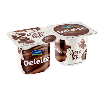Postre Deleite Chocolate 110 g 2 Unidades