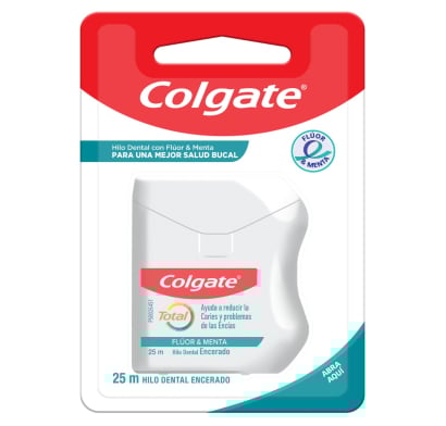 Hilo Dental Colgate Flúor y Menta 25 m