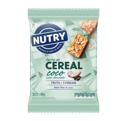 Cereales Nutrys Coco con Chocolate 22 g 3 Unidades