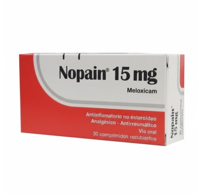 NOPAIN 15 MG 30 COMPRIMIDOS