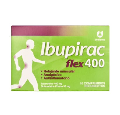 Ibupirac Flex 400 mg/35 mg 10 Comprimidos Recubiertos