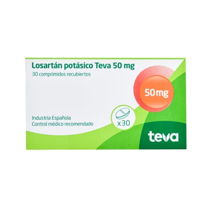 Losartan Potásico 50 mg 30 Comprimidos