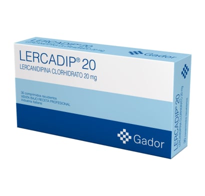 LERCARDIP 20 MG 30 COMPRIMIDOS