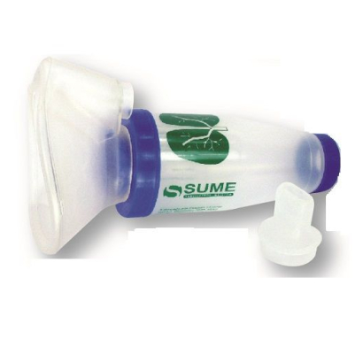 Inhalocámara Sume con Válvula y Máscara Adulto