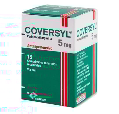Coversyl 5 mg 15 Comprimidos Ranurados Recubiertos