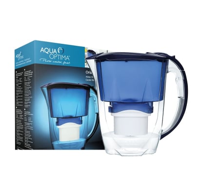 Jarra de Agua con Medidor Aqua Optima EJ0639 Blue 2.8 L